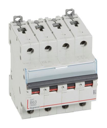 Автоматический выключатель Legrand DX³ 4P 63А (B) 6кА