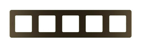 Рамка 5 постов Legrand INSPIRIA, бронза, 673979