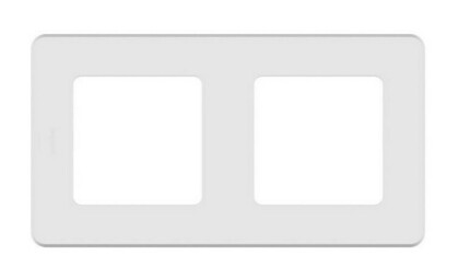 Рамка 2 поста INSPIRIA, белый, 673940